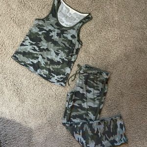 Ladies Camo PJ Set
